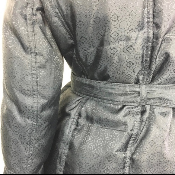 Black Fox Fur and Goose Down Puffy Jacket Laundry by Shelli Segal - Picture 11 of 12